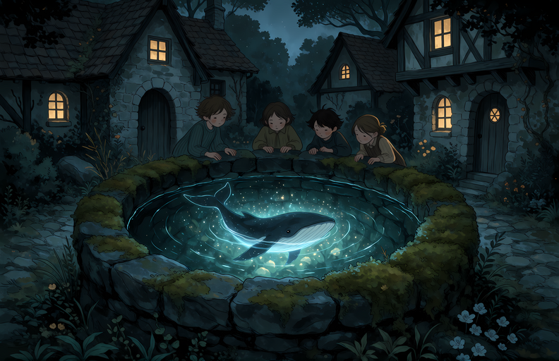 The Whale Calf in the Well